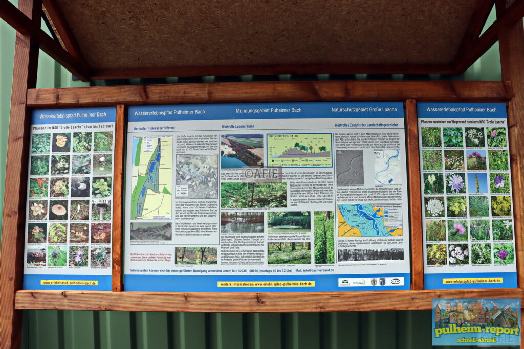 Wassererlebnispfad Pulheimer Bach - Der Pulheimer Bach ist ein Lern-, Bildungs- und Wissenschaftsort.