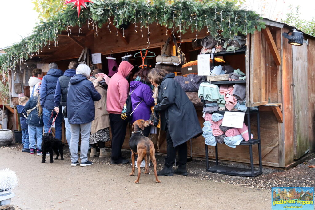 Die ganzen interessanten Angebote lockten zahlreiche Menschen mit ihren Hunden auf den Hundeweihnachtsmarkt.