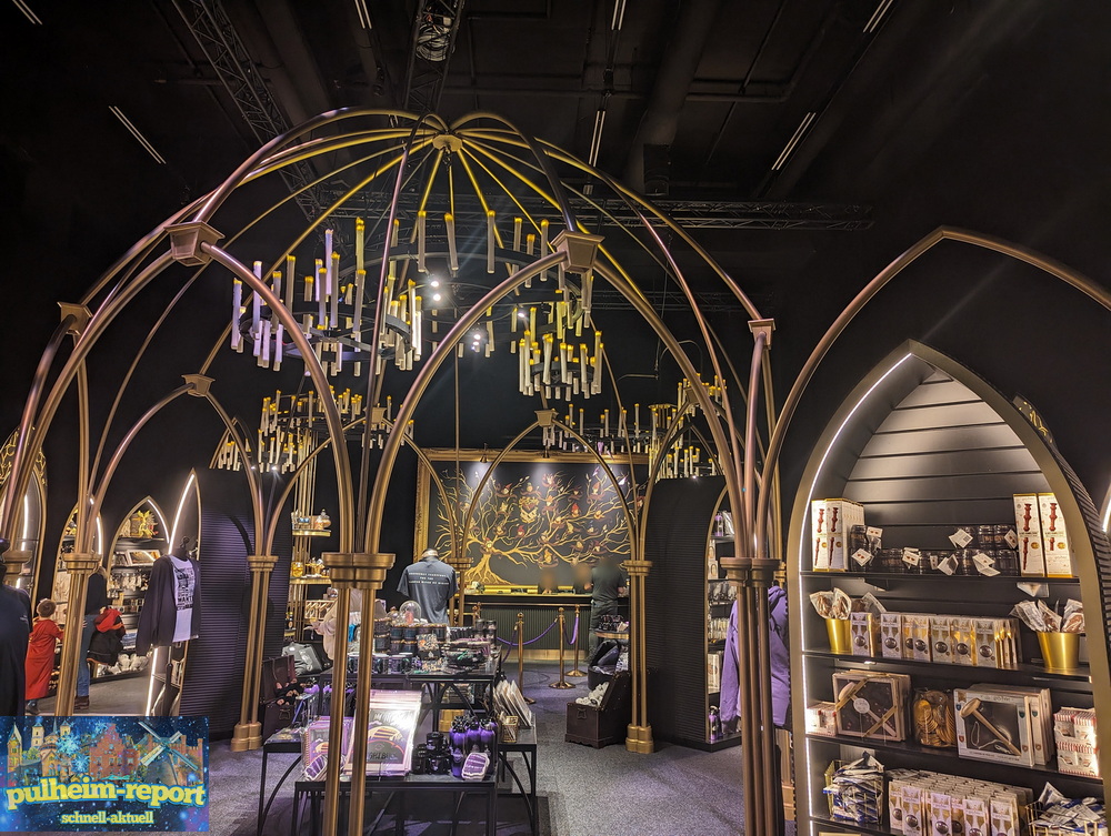 Der Merchandising-Shop von "Harry Potter Visions of Magic"