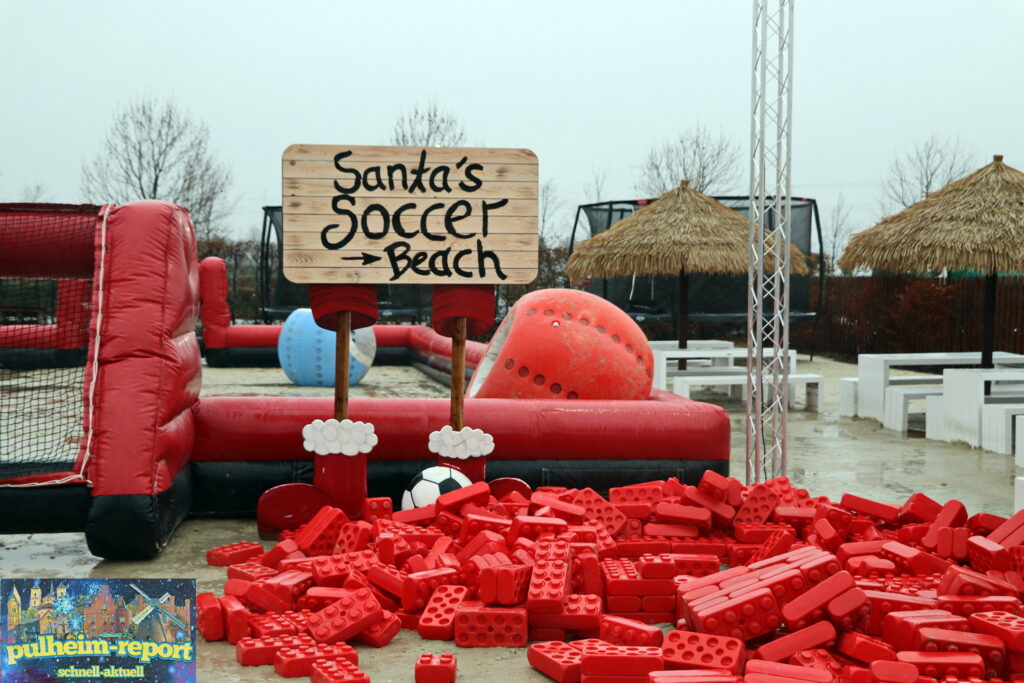 Santas Soccer Beach