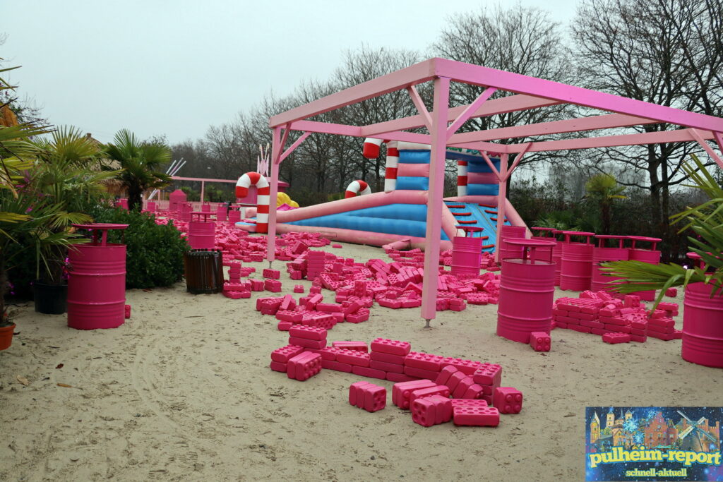 Auch am Christmas Candy Beach ist für Spiel und Spaß gesorgt.