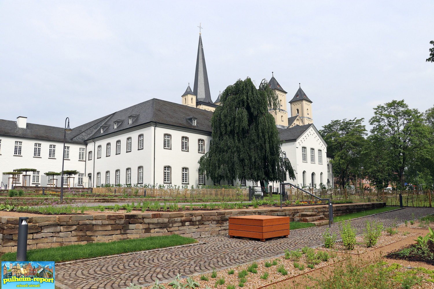 Abtei Brauweiler mit neuem Klostergarten