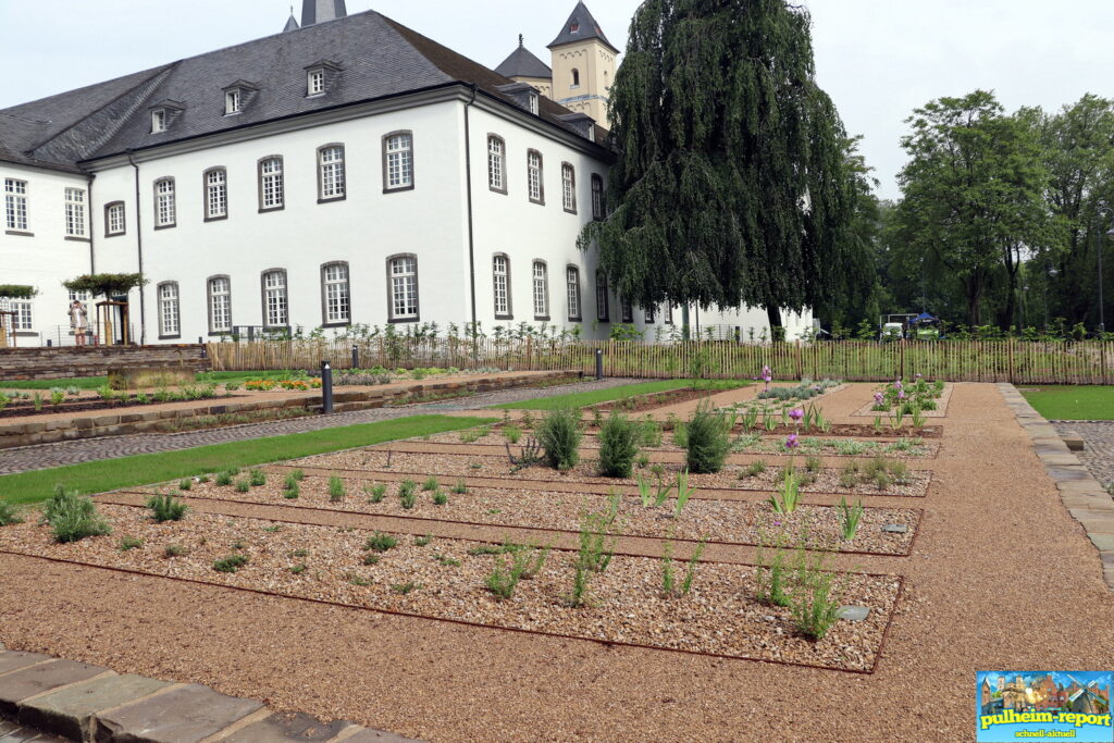 Der neue Klostergarten im Abteipark.