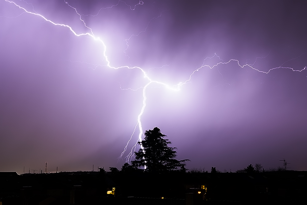 Blitz eingefangen! (Foto: Gerd Bierling)