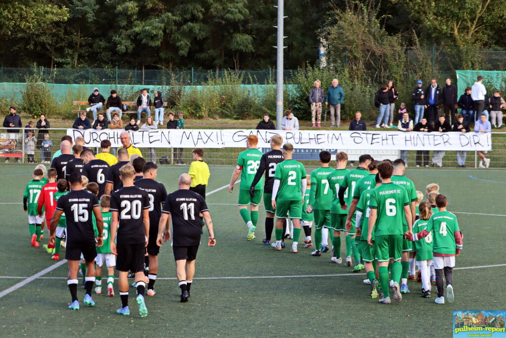 Auf geht's! Allstars und Pulheimer SC im Einsatz für Max.