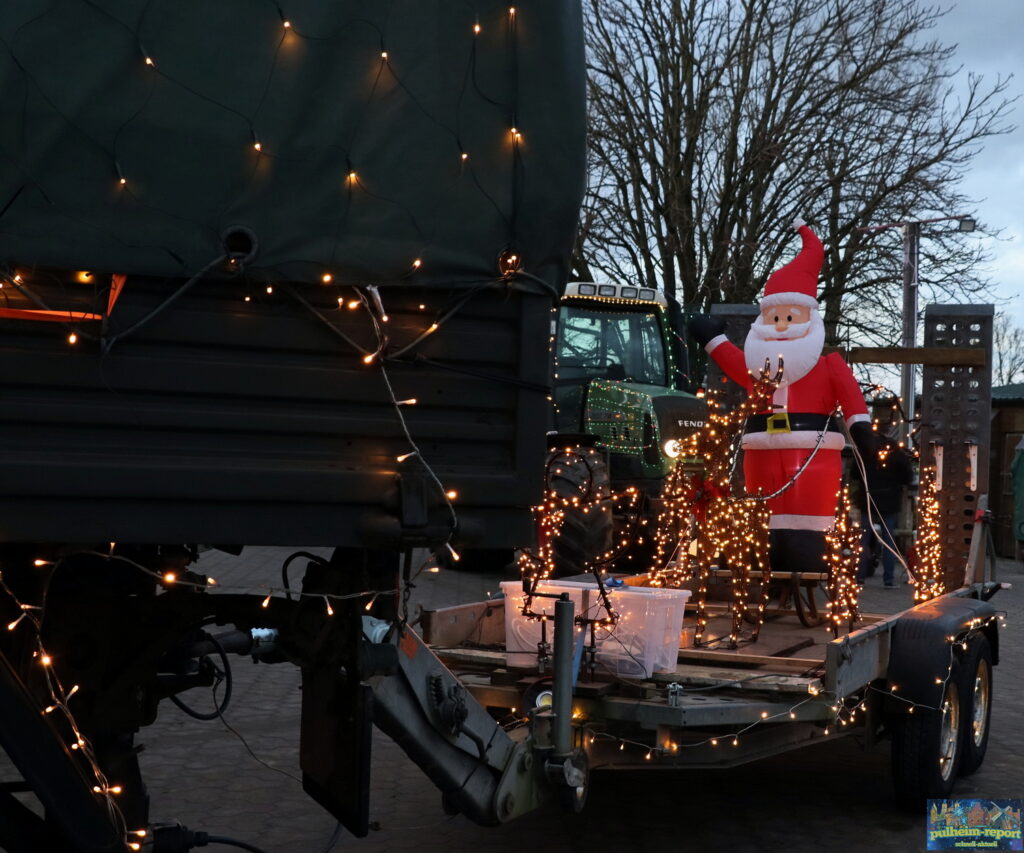 Der Weihnachtsmann war auch dabei.