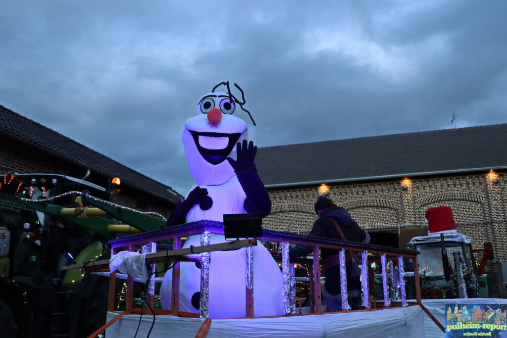 Der fröhliche Schneemann Olaf durfte natürlich auch nicht fehlen.