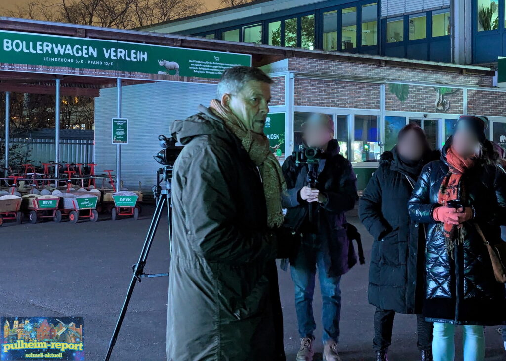 Christopher Landsberg, Vorstandsmitglied des Kölner Zoos, begrüßt die Medien zum fünften China Light Festival.