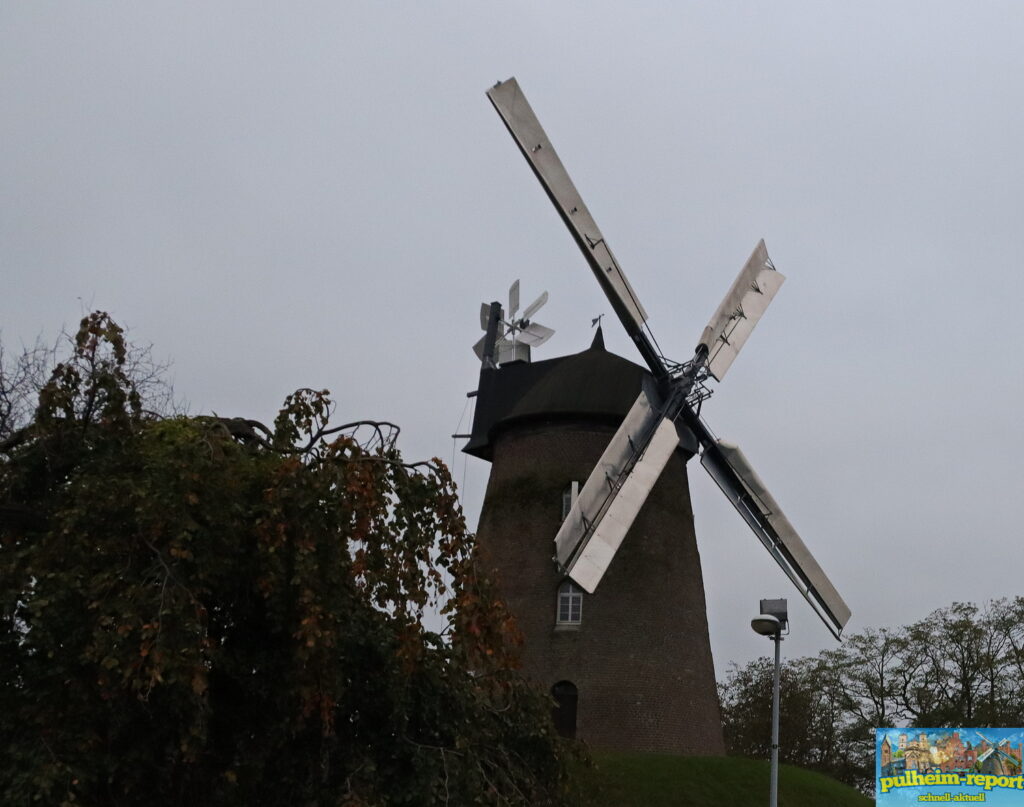 Die Windmühle in Stommeln ist prägend für das Ortsbild.