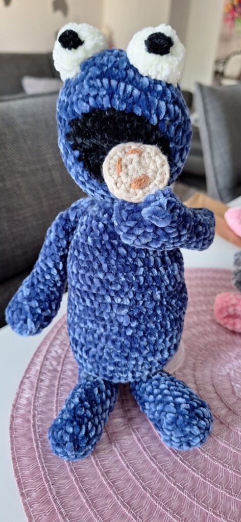 Krümelmonster mit Keks
