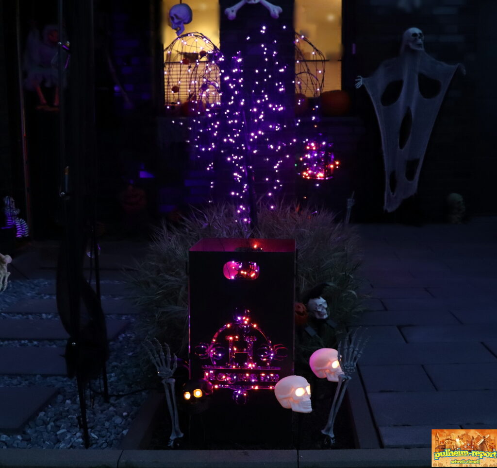 In der Dunkelheit wird es richtig schaurig.