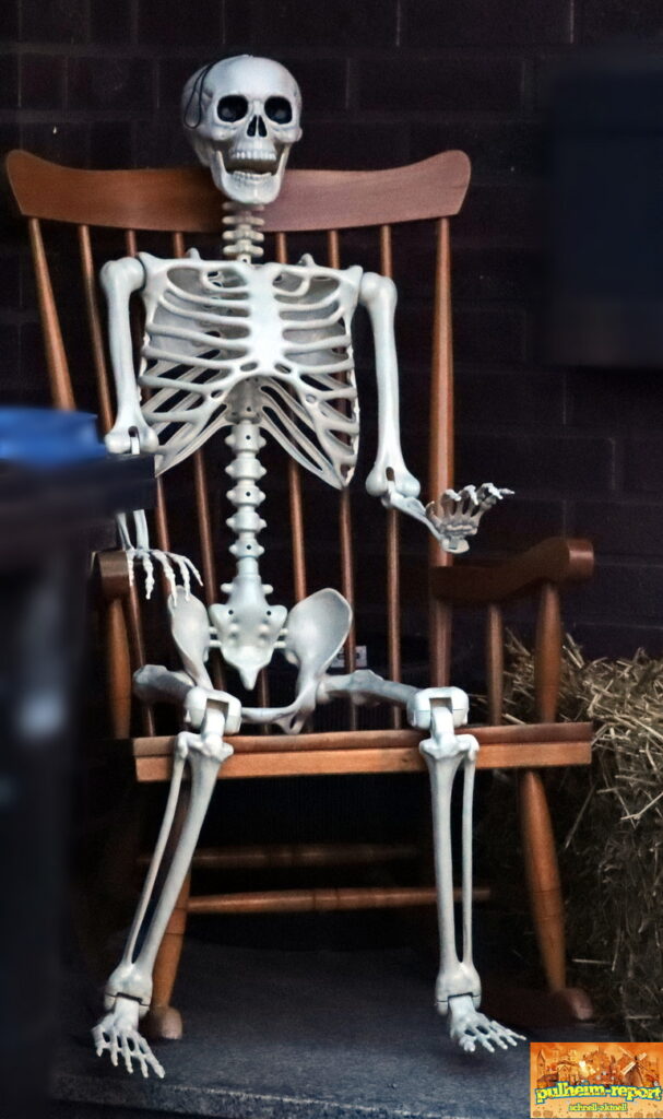 Er sitzt schon etwas länger da....