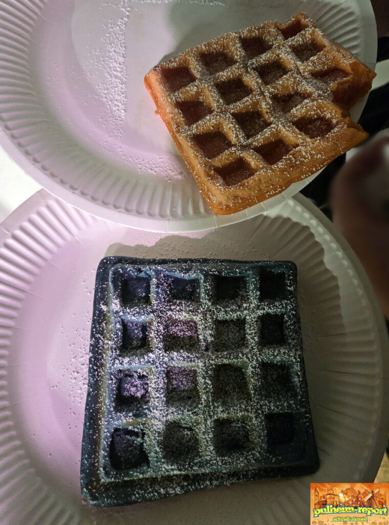 Waffeln im passenden Halloween-Farb-Look