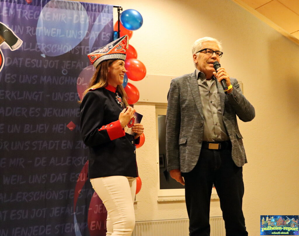 Ortsvorsteher Gert Lauterbach und Jugendleiterin Michaela Guhlke