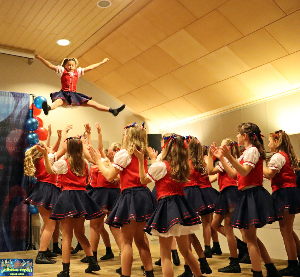 Völlig losgelöst ... hob sie ab.