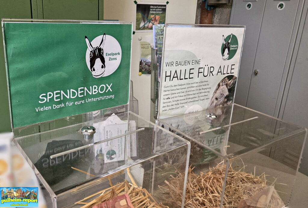 Der Eselpark Zons freut sich über Spenden