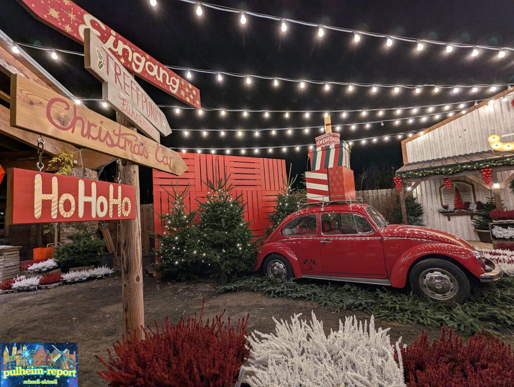 Neben dem Hundeweihnachtsmarkt war auch schon der Weihnachtspark fertig dekoriert und sorgte für festliche Stimmung.