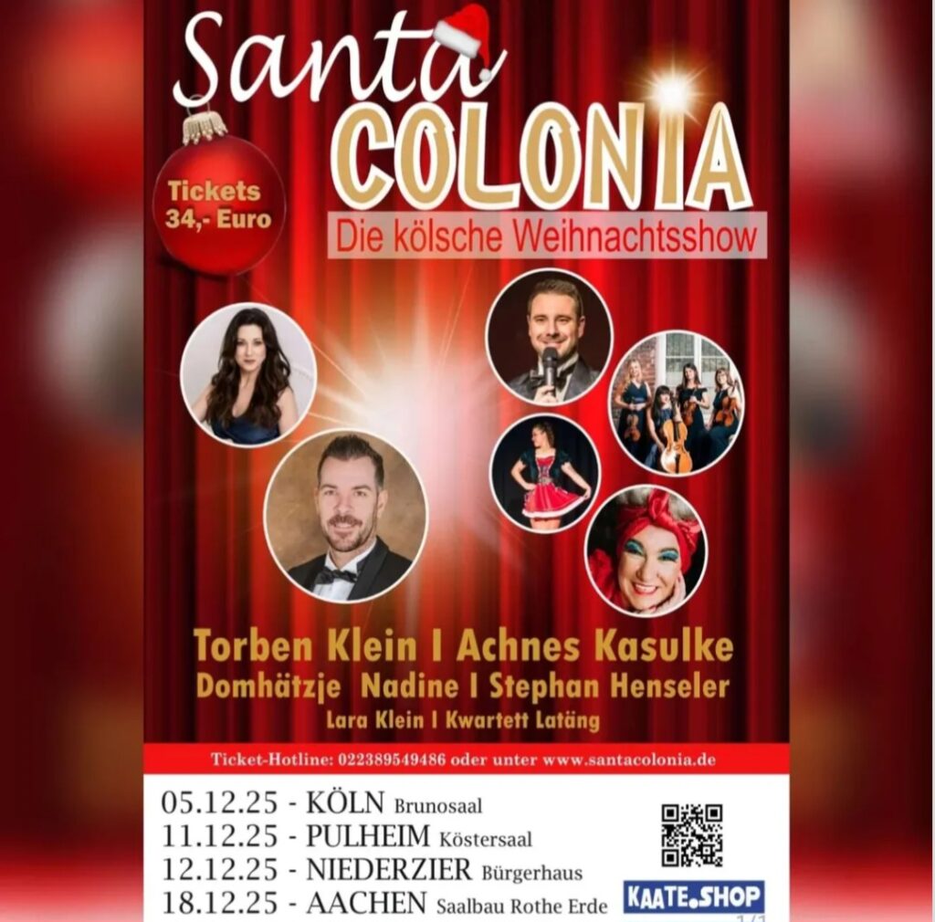 Das Programm von Santa Colonia, der kölschen Weihnachtsshow, ein Besuch lohnt sich!
(Foto: Santa Colonia)