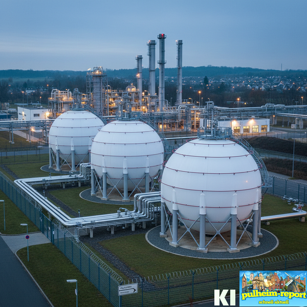 Die Gasspeicher in Deutschland sind aktuell zu etwa 20,4 Prozent gefüllt – deutlich weniger als im Vorjahr. (Foto mit KI erstellt)