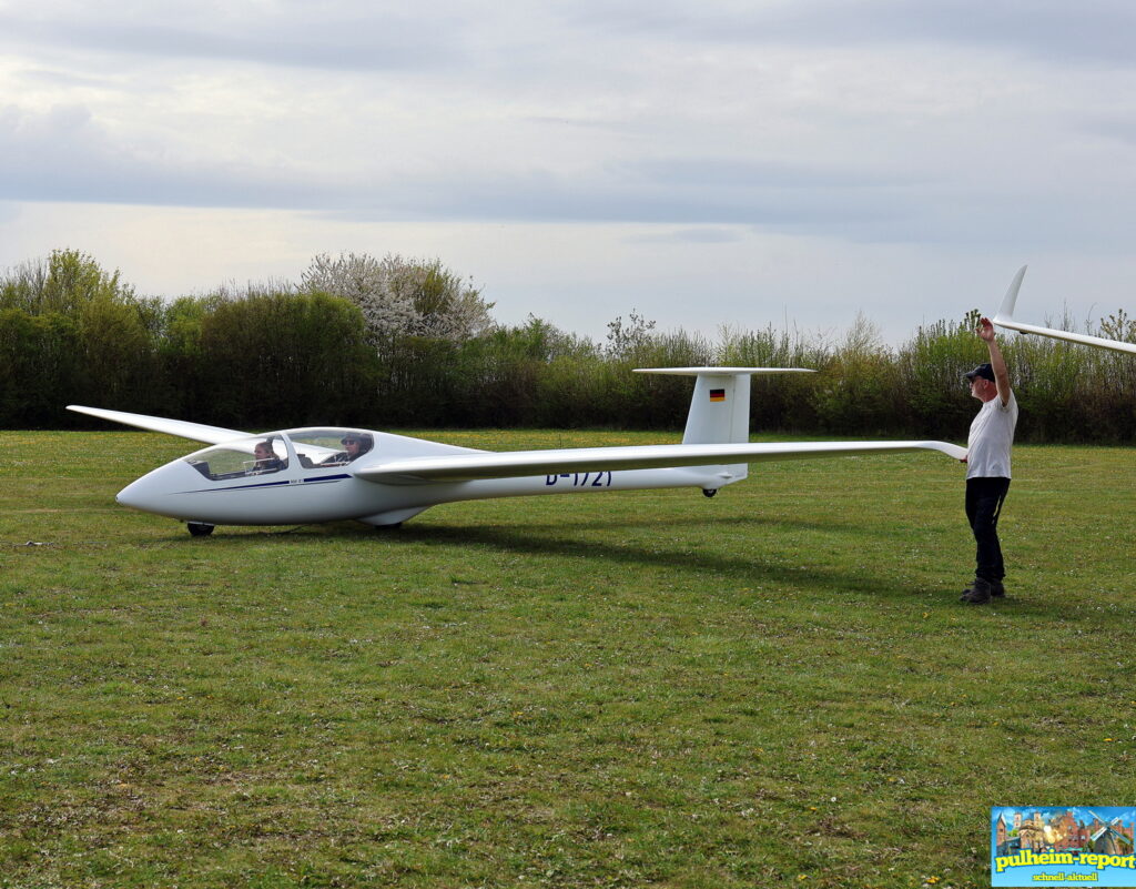 Kurz vor dem Abheben