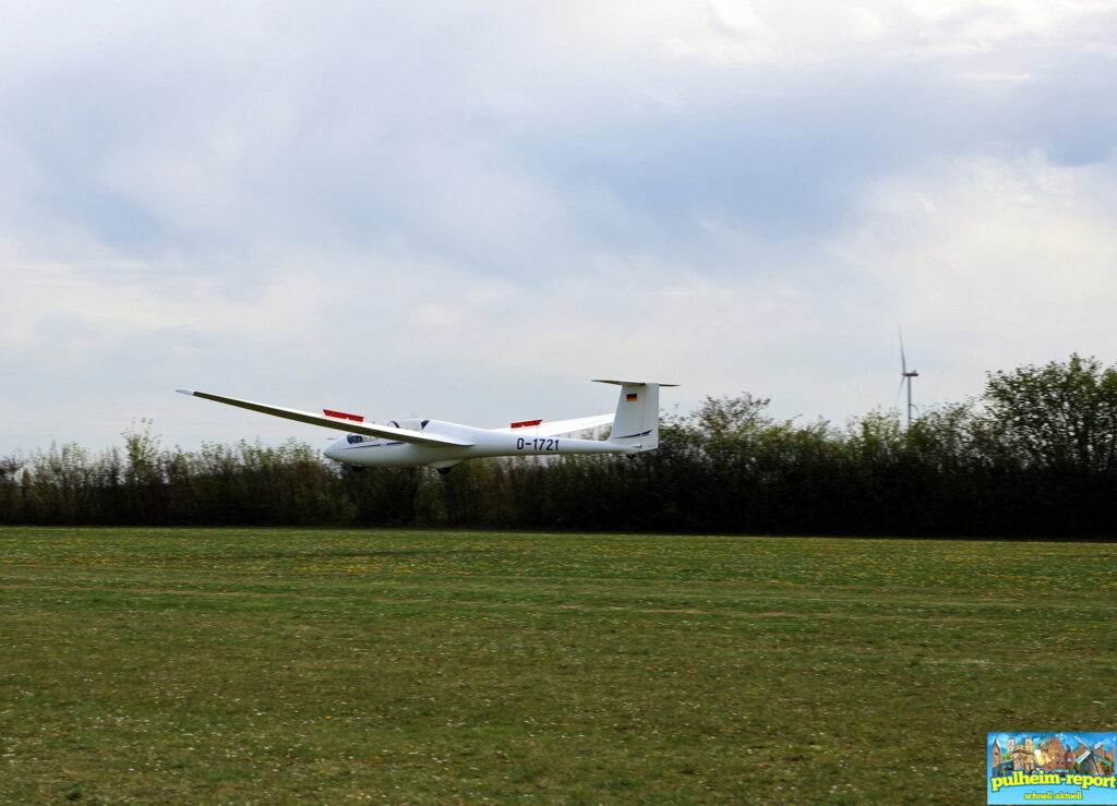 Kurz vor dem Bodenkontakt