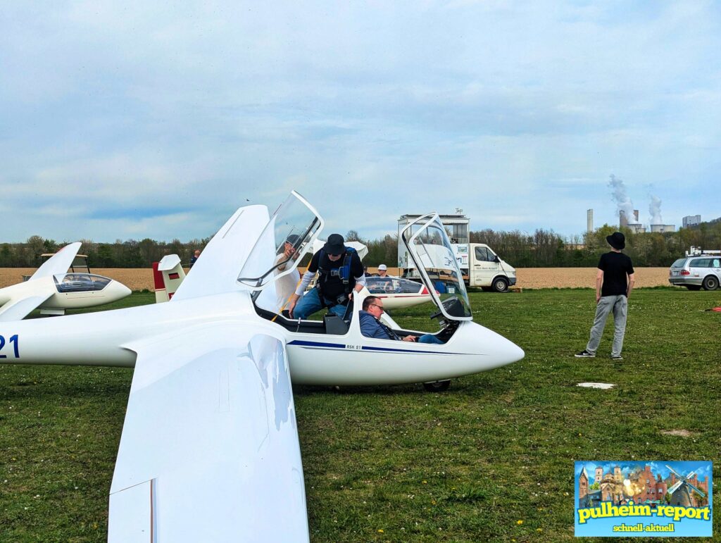 Auf dem Flugplatz vom LSC Erftland auf der Wiedenfelder Höhe
