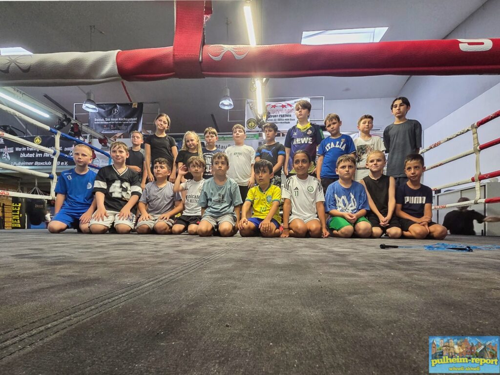 Die Kinder vom 1. Pulheimer Box Club 78 e.V.