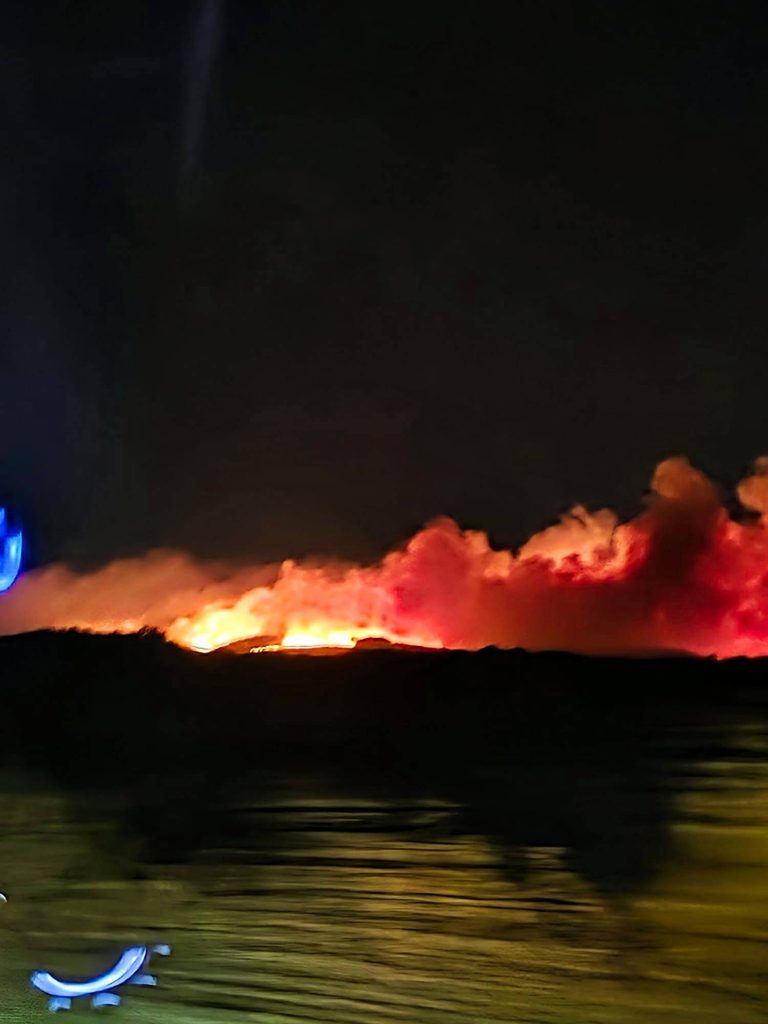 Die Waldbrände breiteten sich unglaublich schnell aus. 
(Foto: Markus Wipperfürth - Veröffentlichung mit freundlicher Genehmigung)
